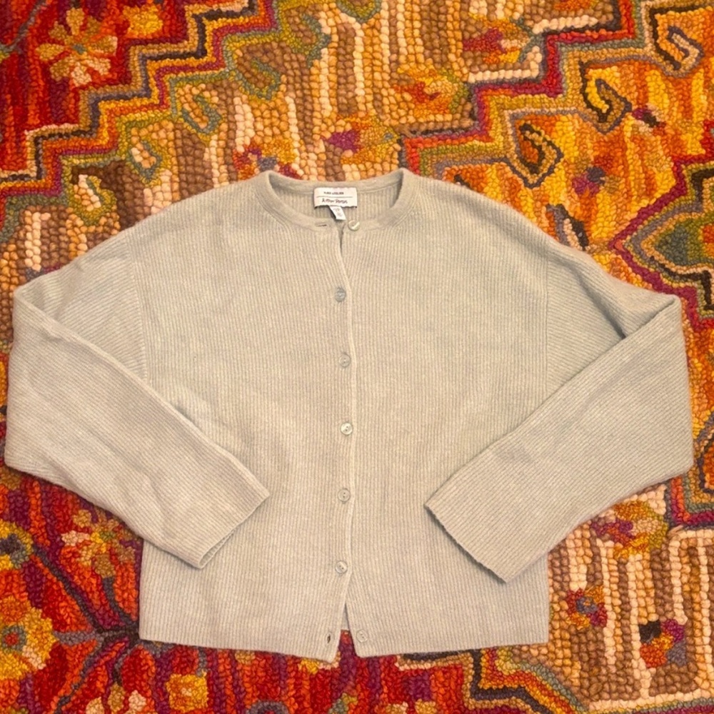 & Other Stories Crewneck Wool Alpaca Cardigan XS EUC